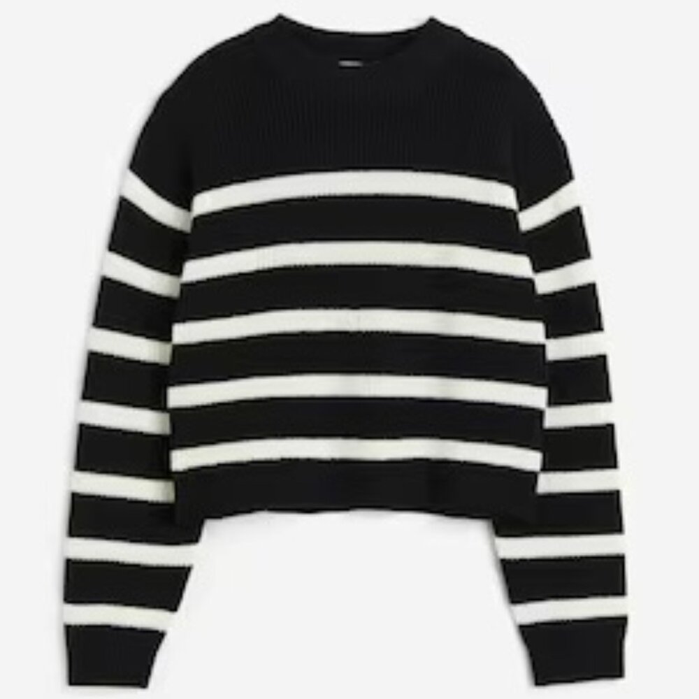 H&M Striped Knit Sweater
